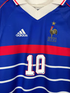 CAMISETA DE FÚTBOL SELECCIÓN DE FRANCIA 1998 LOCAL - ZIDANE #10 (XL)