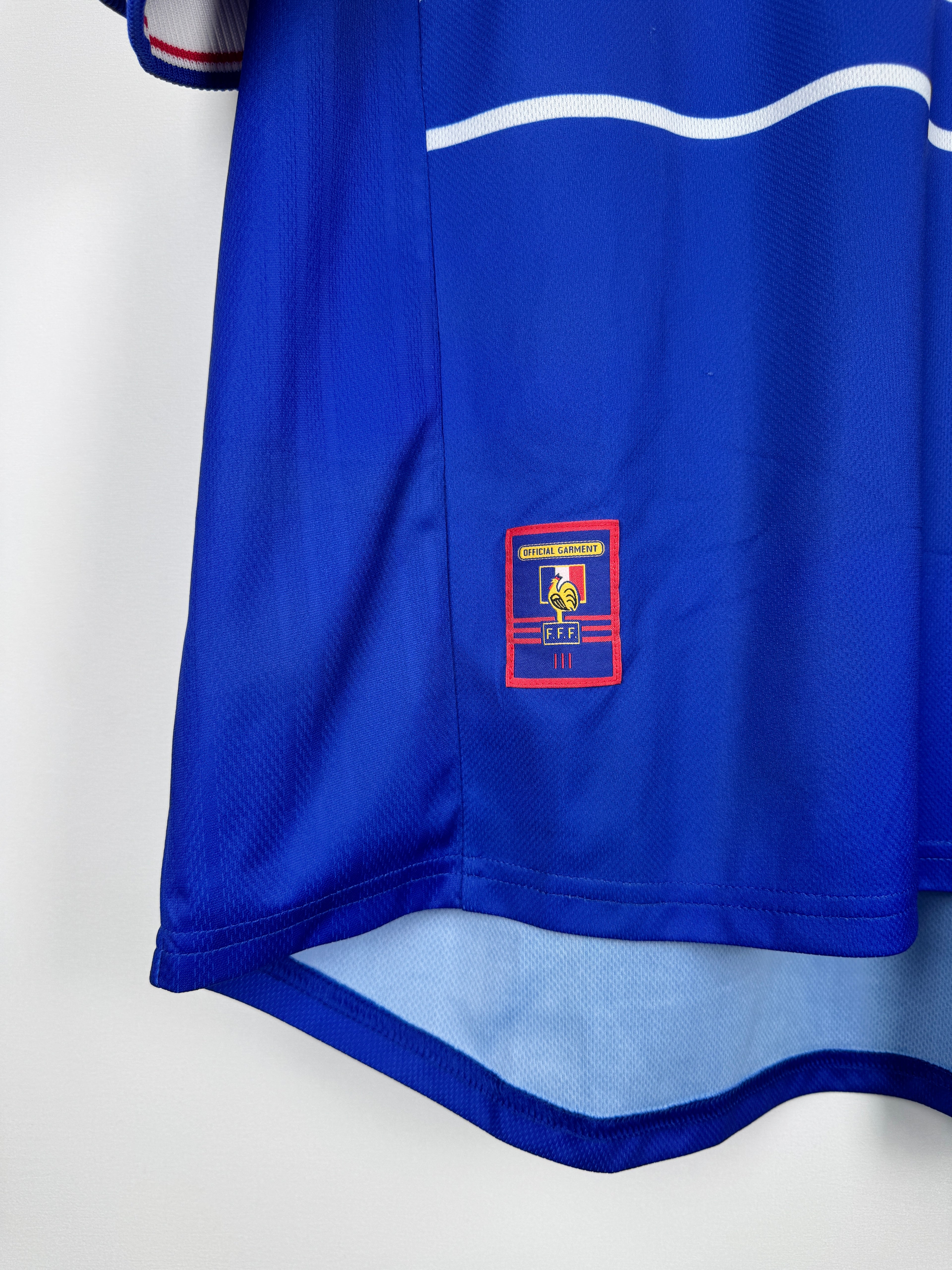 CAMISETA DE FÚTBOL SELECCIÓN DE FRANCIA 1998 LOCAL - ZIDANE #10 (XL)