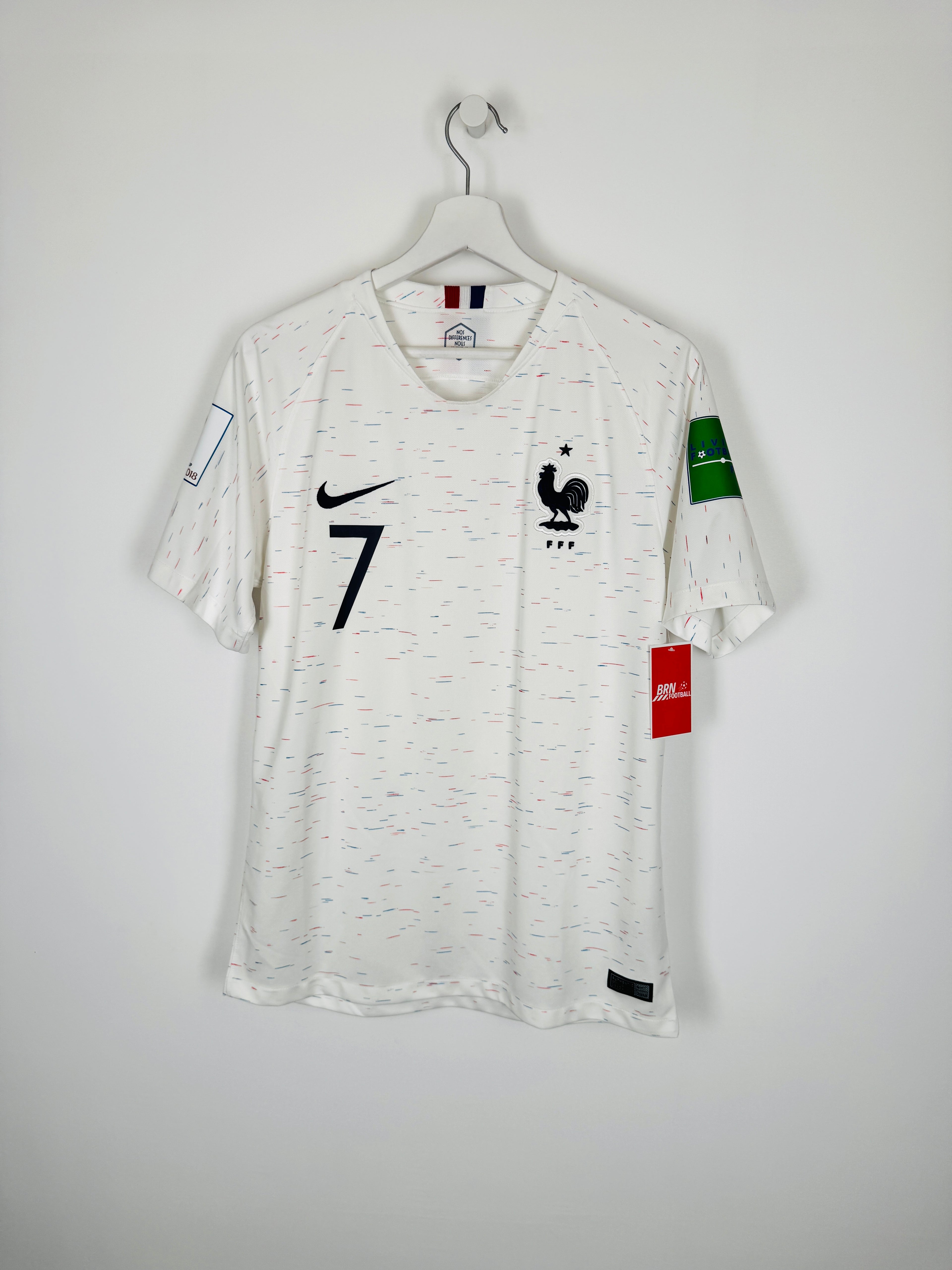 FRANCE NATIONAL FOOTBALL TEAM 2018 AWAY JERSEY - GRIEZMANN #7 (M)