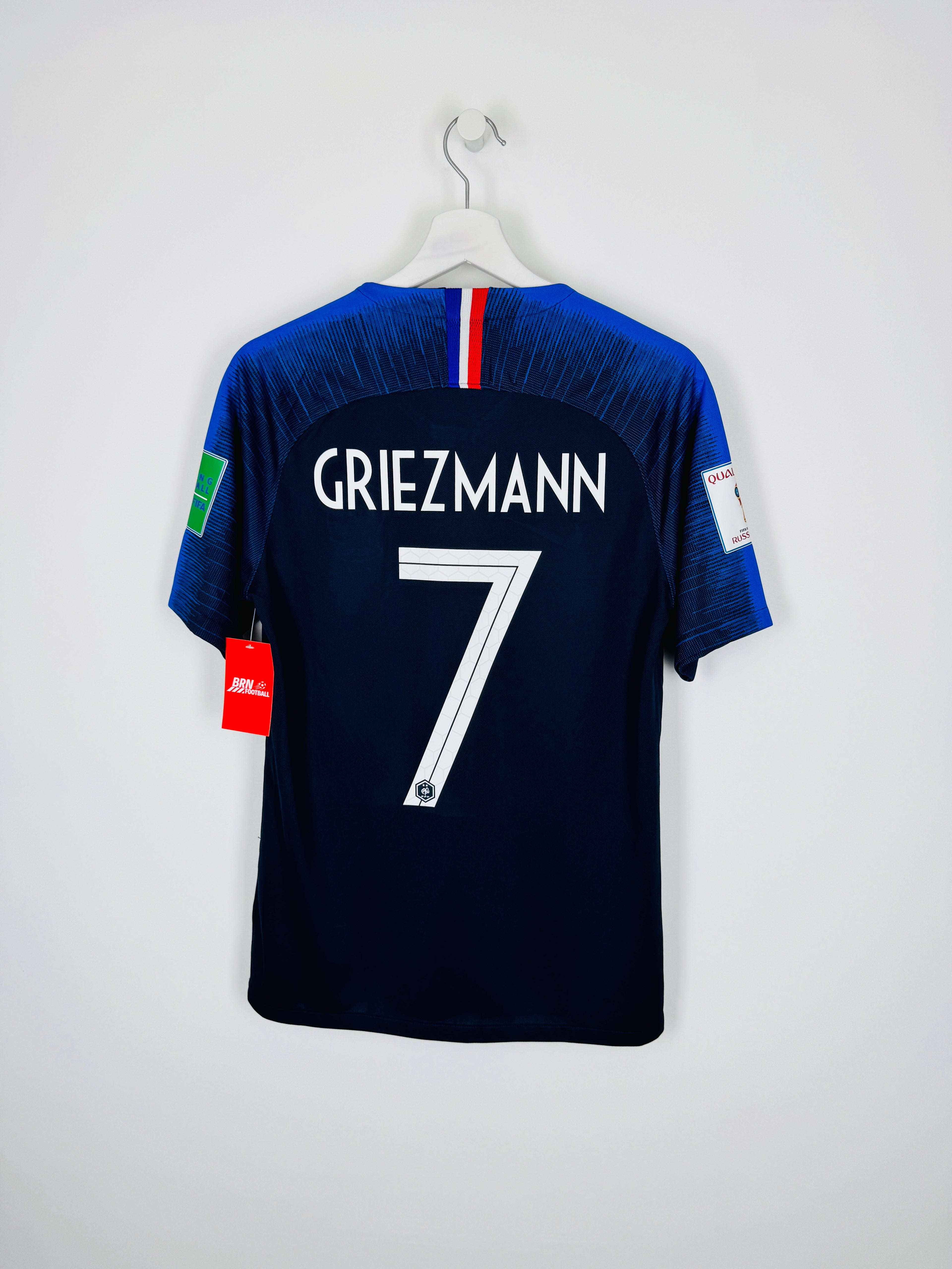 2018 FRANCE NATIONAL TEAM HOME FOOTBALL SHIRT - GRIEZMANN #7 (S)