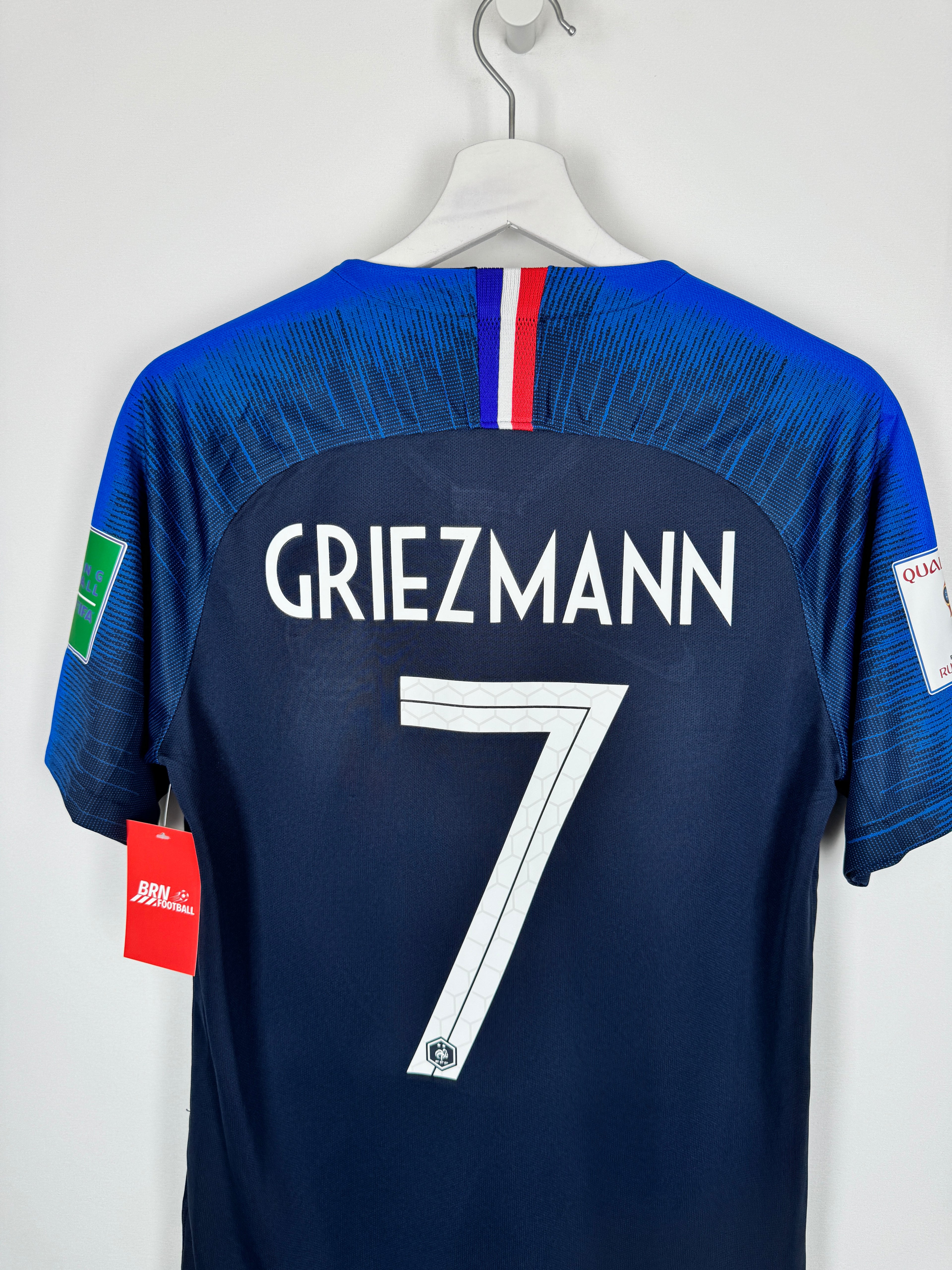 2018 FRANCE NATIONAL TEAM HOME FOOTBALL SHIRT - GRIEZMANN #7 (S)