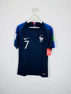 2018 FRANCE NATIONAL TEAM HOME FOOTBALL SHIRT - GRIEZMANN #7 (S)
