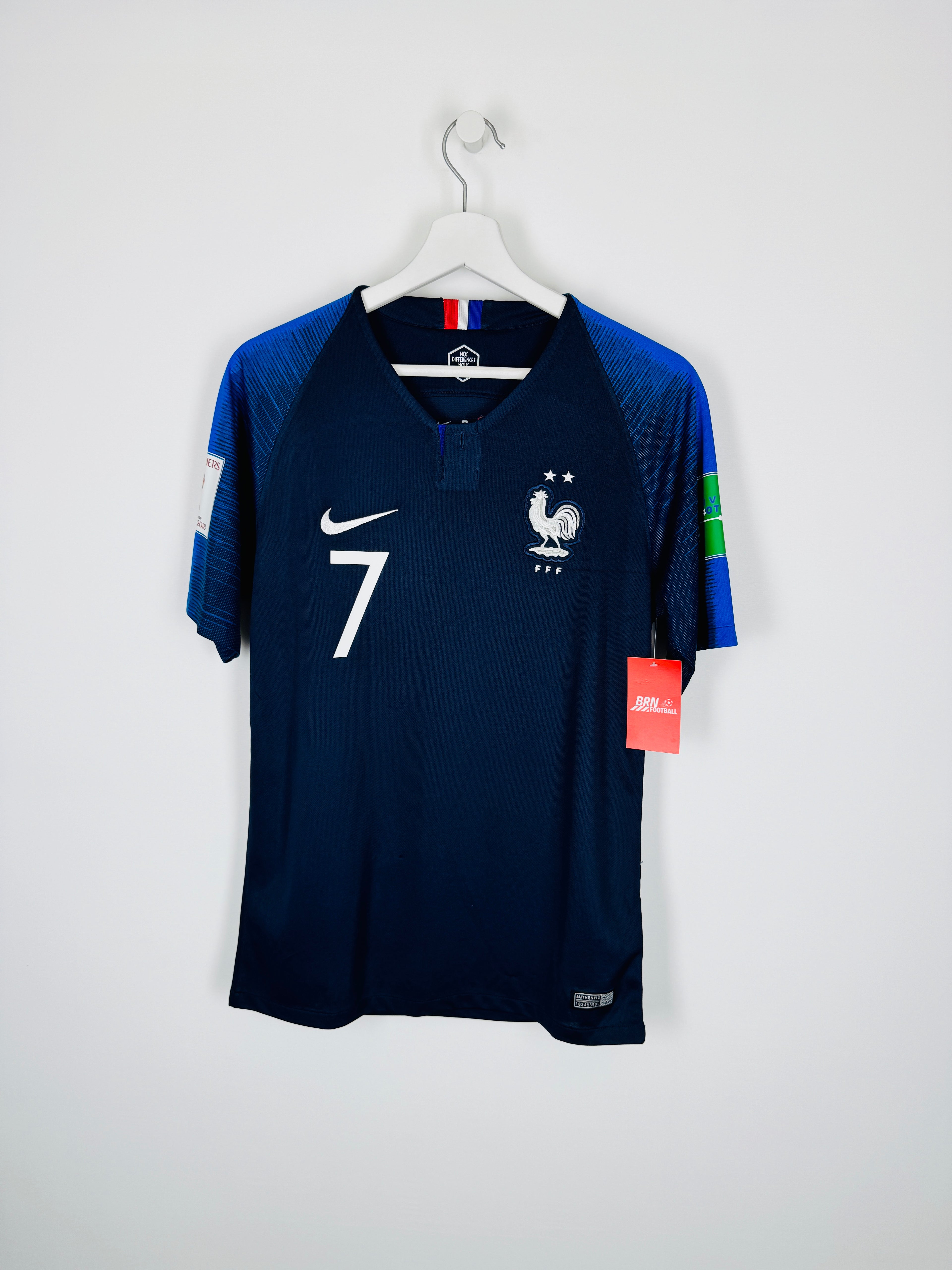 2018 FRANCE NATIONAL TEAM HOME FOOTBALL SHIRT - GRIEZMANN #7 (S)