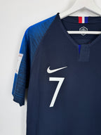 2018 FRANCE NATIONAL TEAM HOME FOOTBALL SHIRT - GRIEZMANN #7 (S)