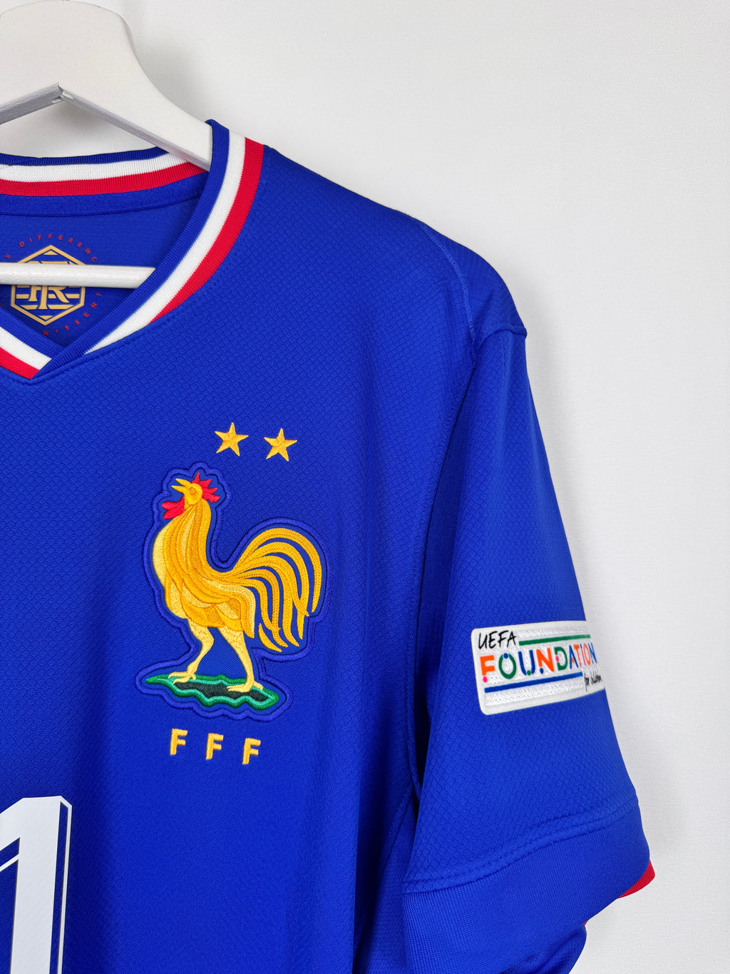 MAILLOT DE FOOTBALL ÉQUIPE DE FRANCE 2024 DOMICILE NEUF AVEC ÉTIQUETTE - OUSMANE DEMBÉLÉ #11 (M)