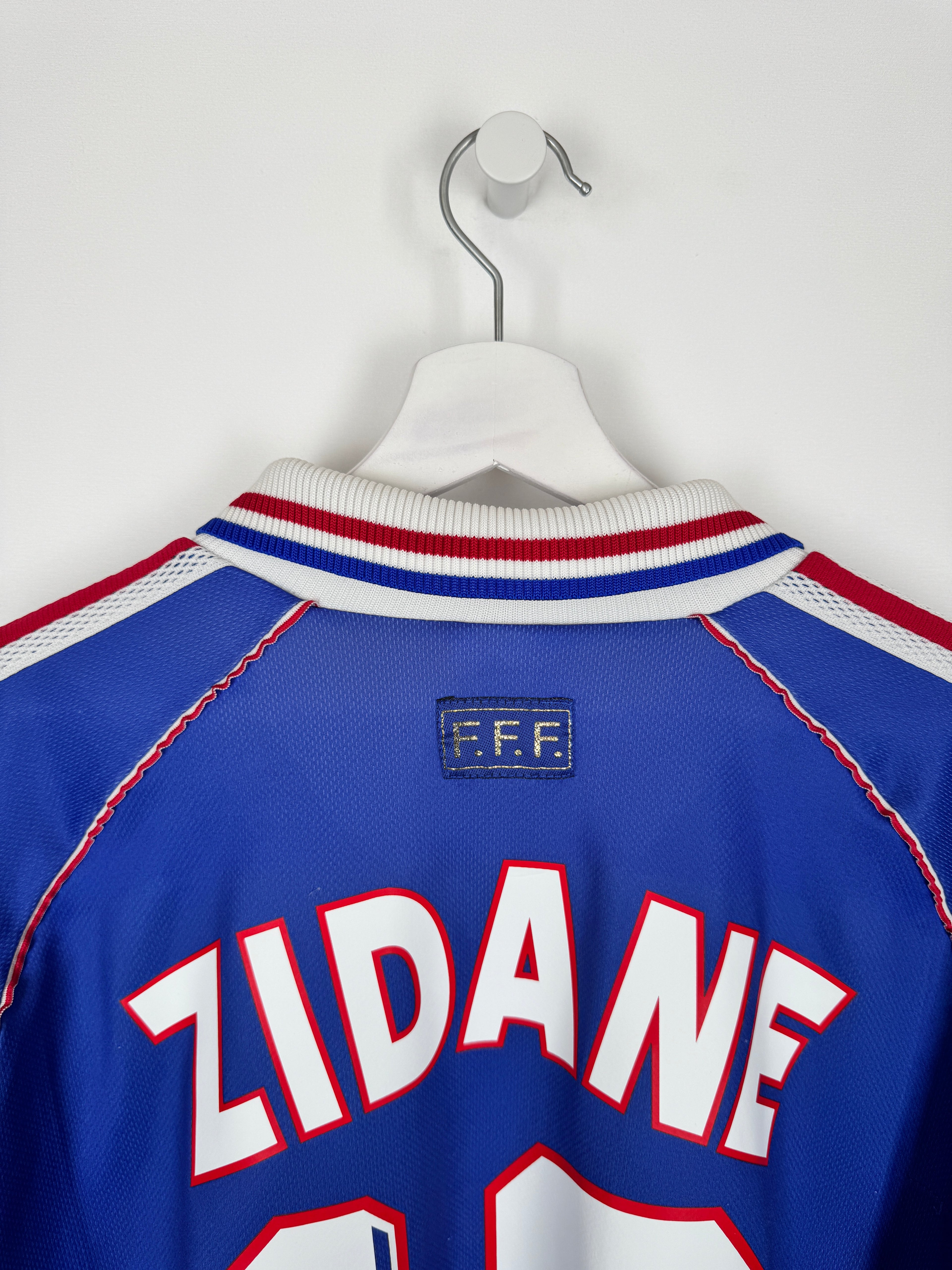 CAMISETA DE FÚTBOL SELECCIÓN DE FRANCIA 1998 LOCAL - ZIDANE #10 (XL)
