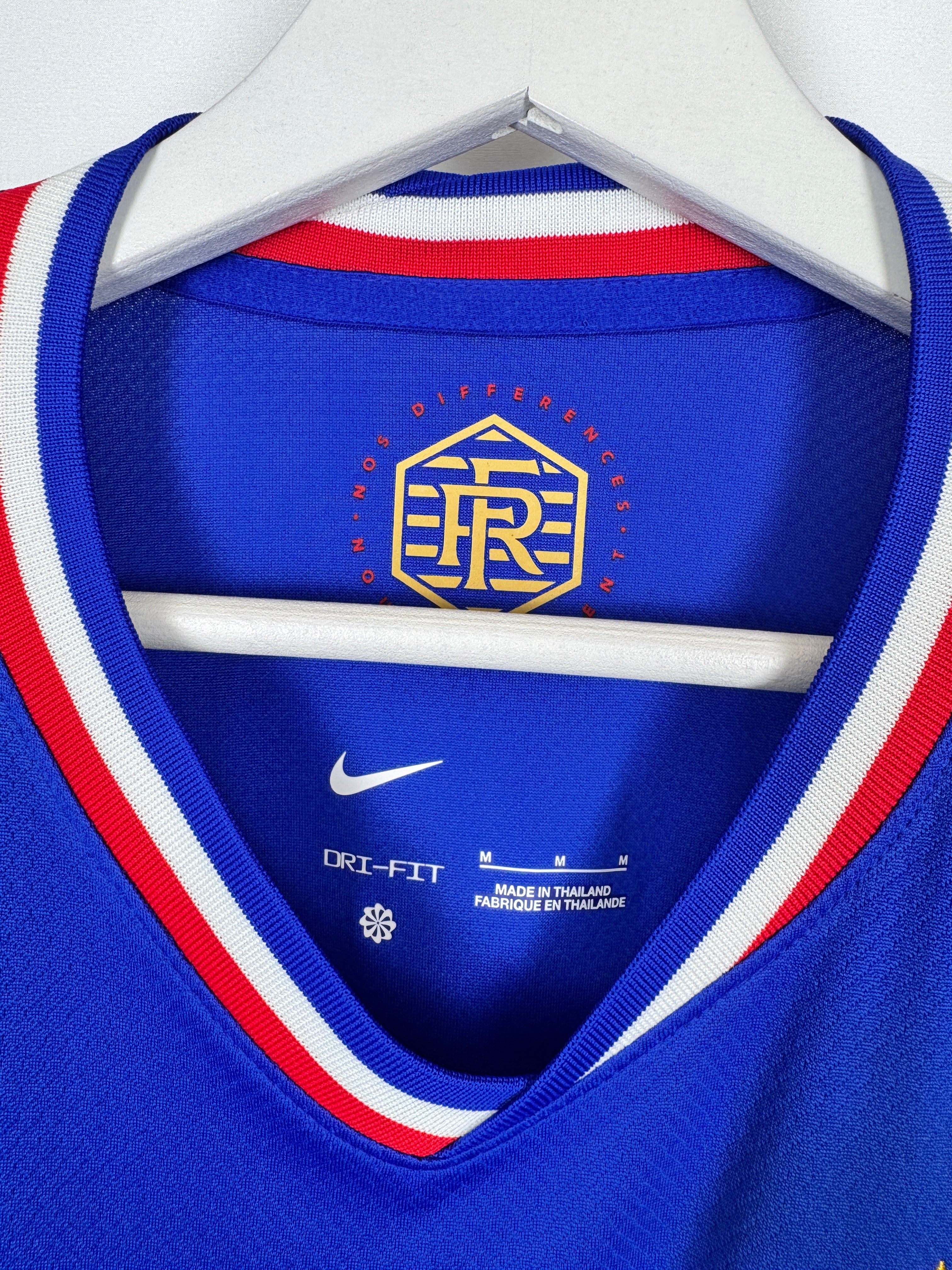MAILLOT DE FOOTBALL ÉQUIPE DE FRANCE 2024 DOMICILE NEUF AVEC ÉTIQUETTE - OUSMANE DEMBÉLÉ #11 (M)