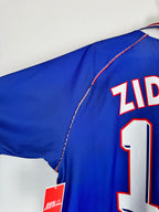 1998 FRANCE NATIONAL FOOTBALL TEAM HOME JERSEY - ZIDANE #10 (XL)