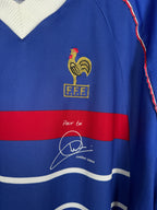 1998 FRANCE NATIONAL FOOTBALL TEAM HOME JERSEY - ZIDANE #10 (XL)