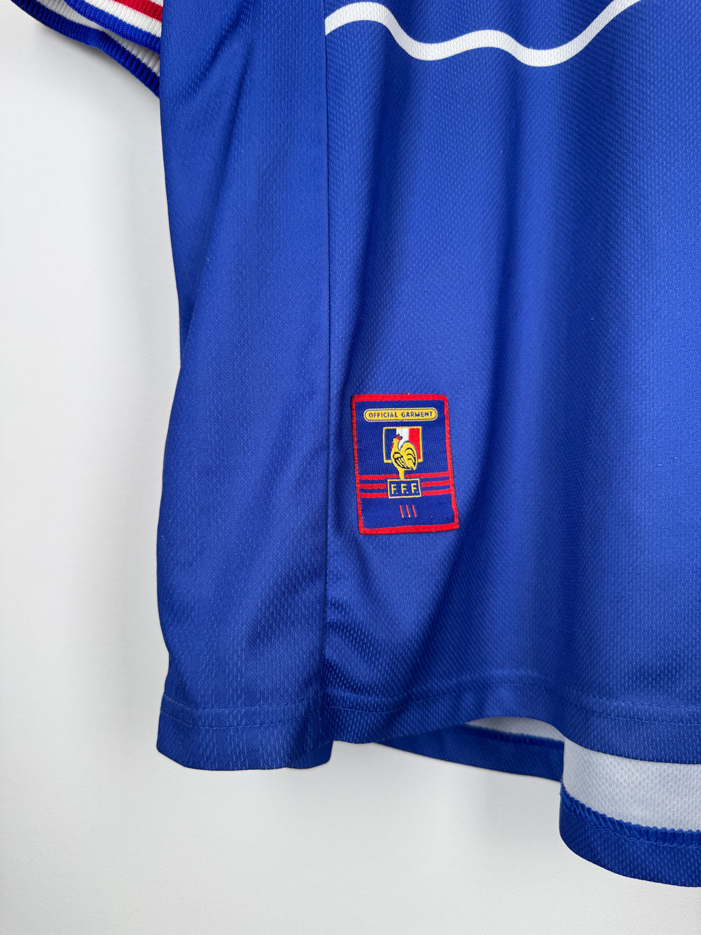 1998 FRANCE NATIONAL FOOTBALL TEAM HOME JERSEY - ZIDANE #10 (XL)