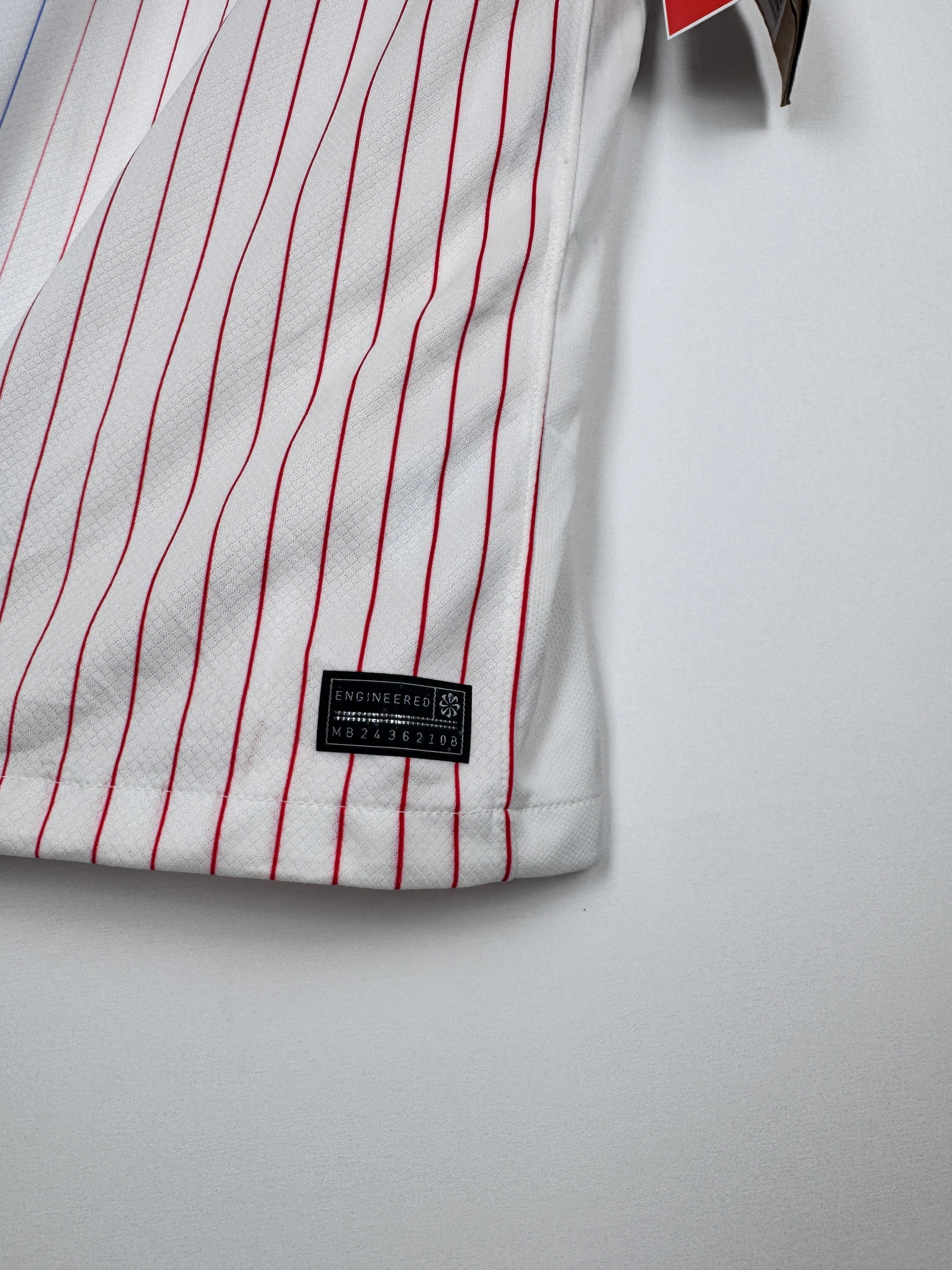 MAILLOT DE FOOTBALL ÉQUIPE DE FRANCE 2024 EXTÉRIEUR NEUF AVEC ÉTIQUETTE - RAYAN CHERKI #25 (M)