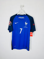2016 FRANCE NATIONAL FOOTBALL TEAM HOME JERSEY - GRIEZMANN #7 EURO FINAL (S)