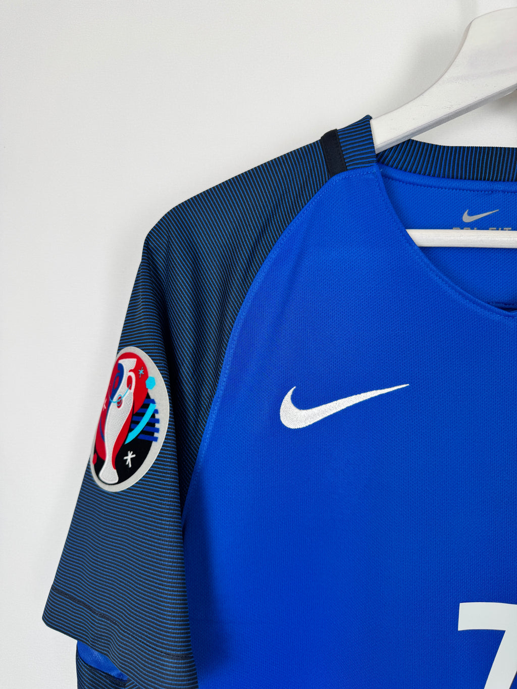 2016 FRANCE NATIONAL FOOTBALL TEAM HOME JERSEY - GRIEZMANN #7 EURO FINAL (S)