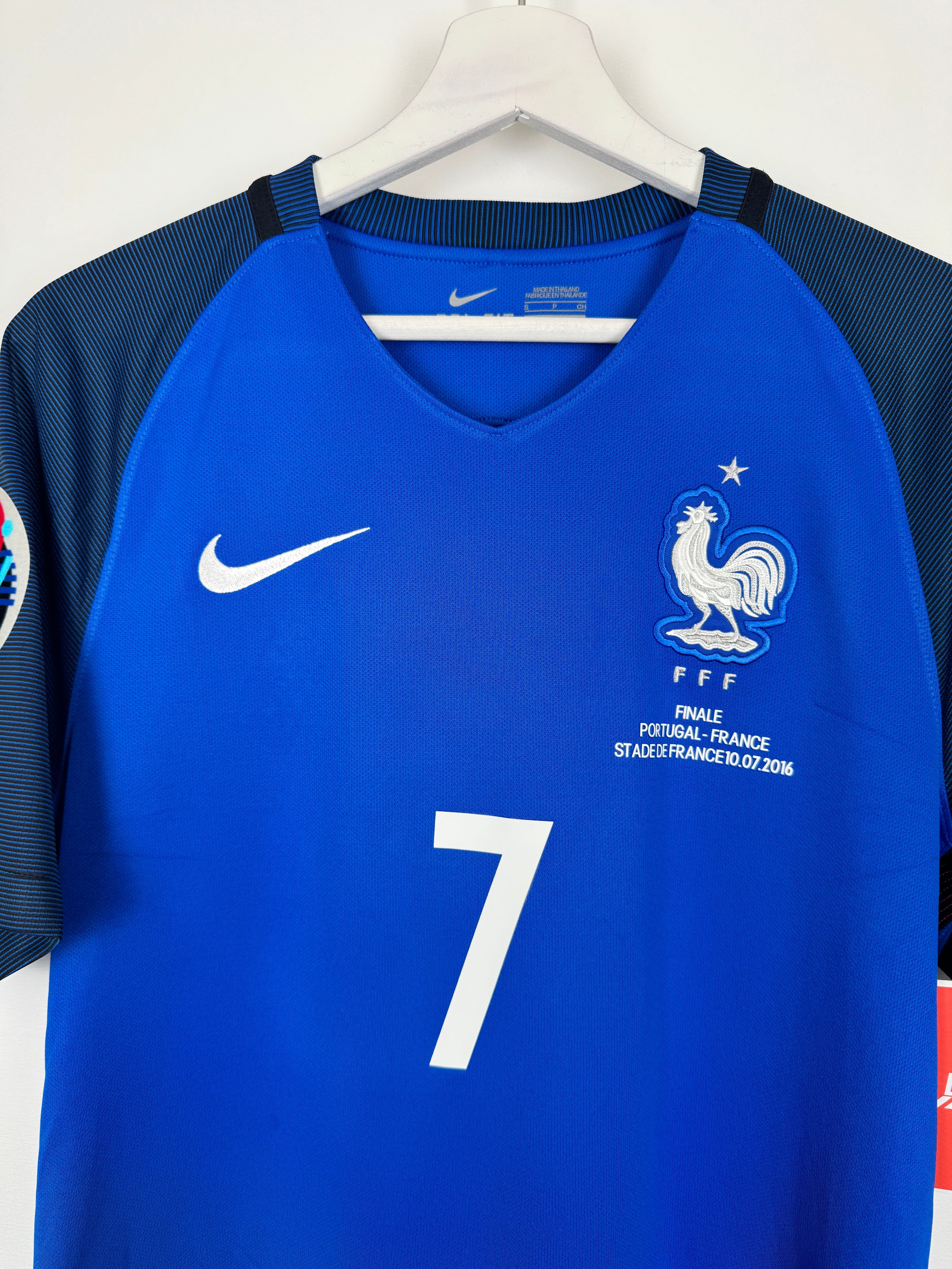 CAMISETA DE FÚTBOL SELECCIÓN DE FRANCIA 2016 LOCAL - GRIEZMANN #7 FINAL EURO (S)