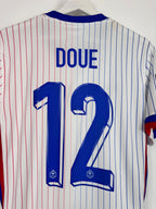 MAILLOT DE FOOTBALL ÉQUIPE DE FRANCE 2024 EXTÉRIEUR NEUF AVEC ÉTIQUETTE - DÉSIRÉ DOUÉ #12 (S)