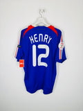 FRANCE NATIONAL FOOTBALL TEAM 2008 HOME JERSEY - HENRY #12 (L)