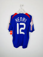 FRANCE NATIONAL FOOTBALL TEAM 2008 HOME JERSEY - HENRY #12 (L)