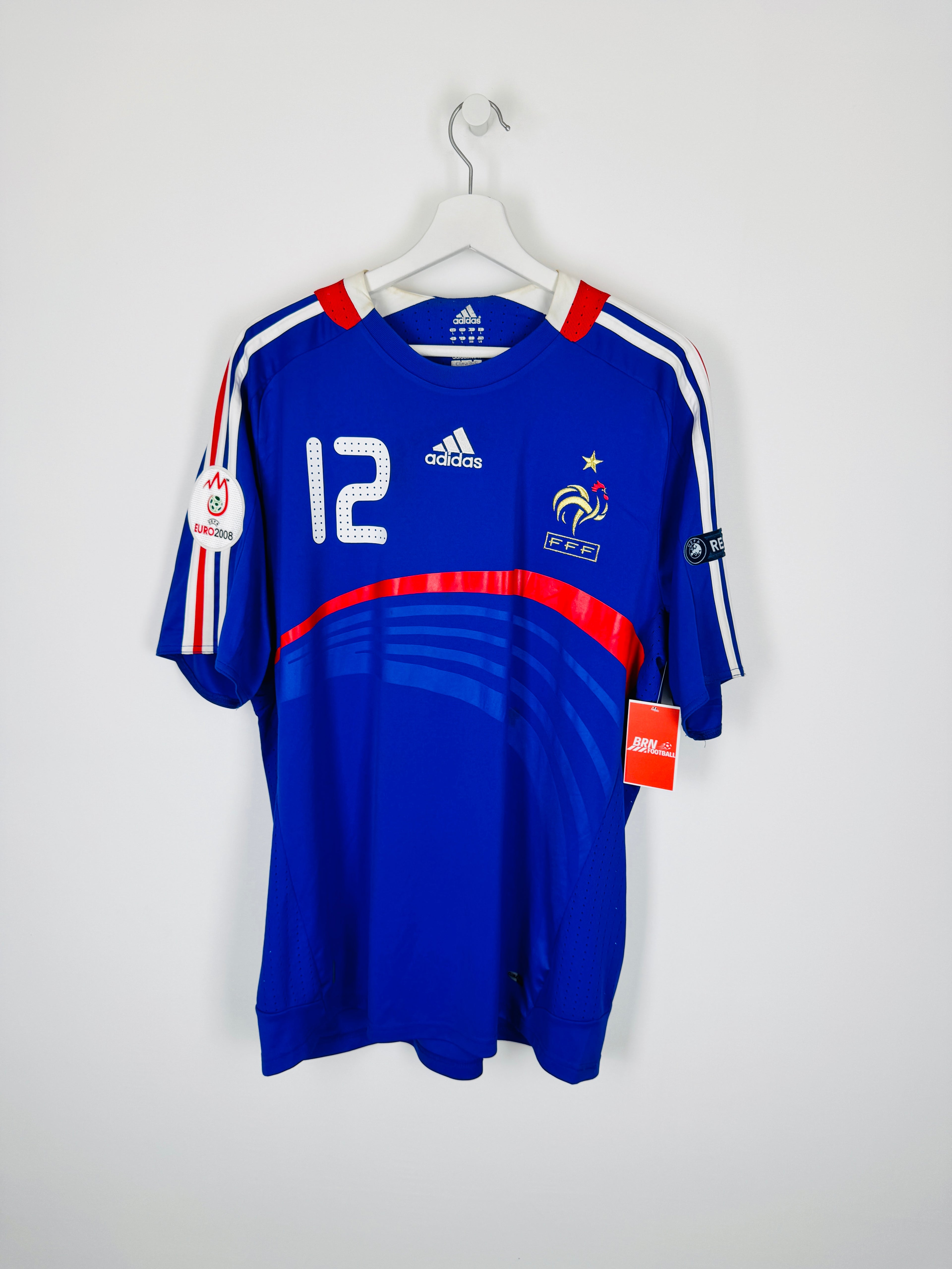 CAMISETA DE FÚTBOL SELECCIÓN DE FRANCIA 2008 LOCAL - HENRY #12 (L)