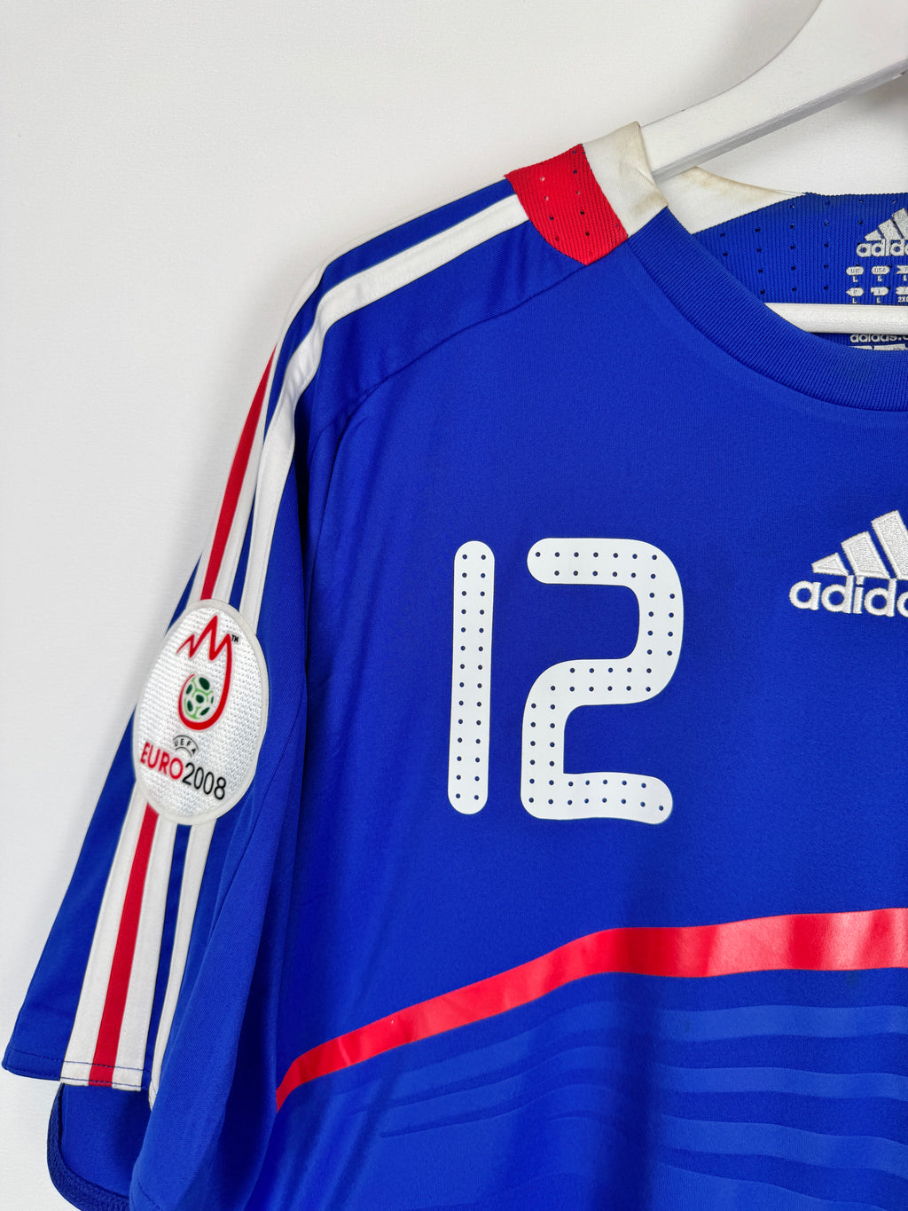FRANCE NATIONAL FOOTBALL TEAM 2008 HOME JERSEY - HENRY #12 (L)