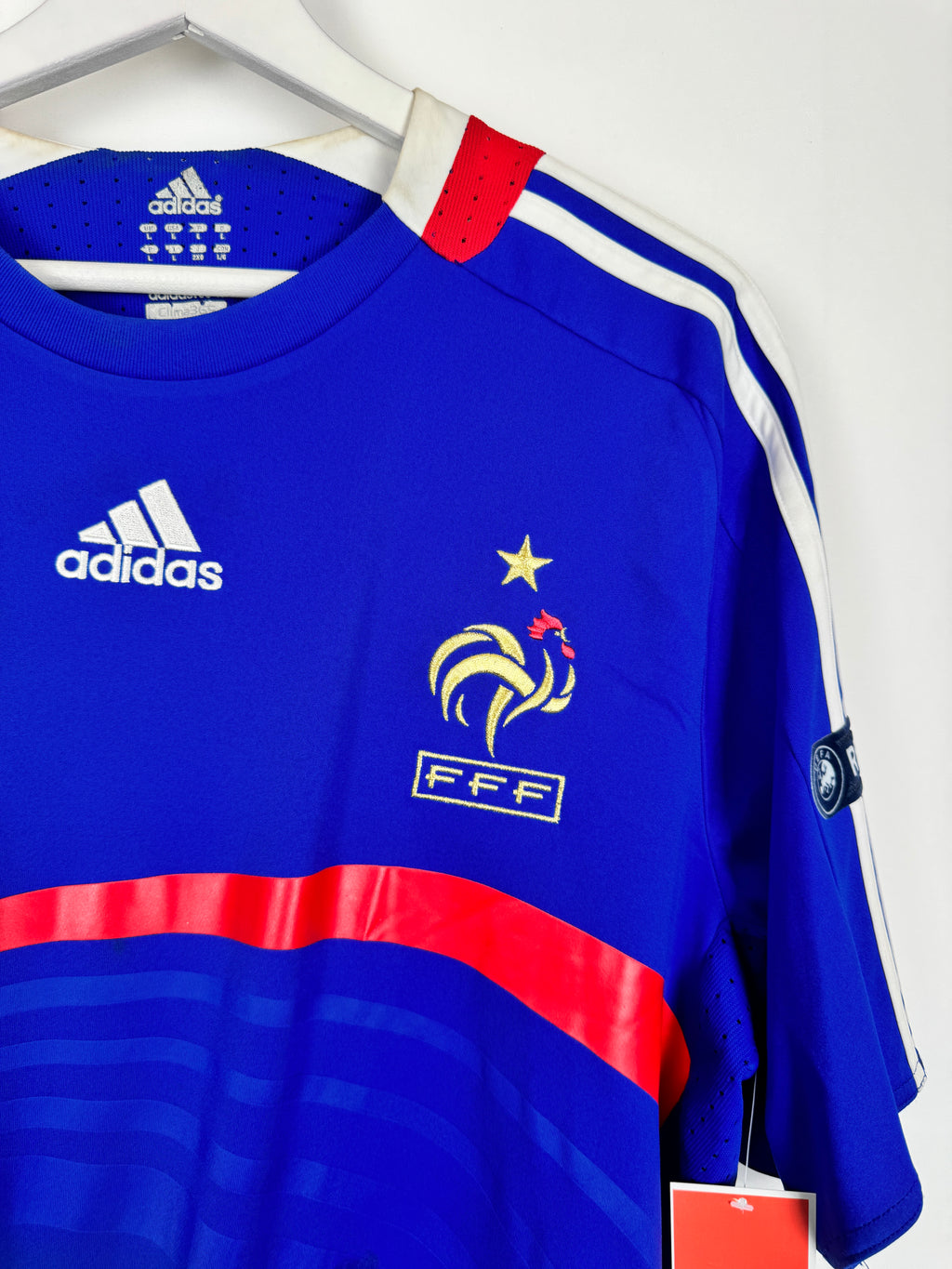 FRANCE NATIONAL FOOTBALL TEAM 2008 HOME JERSEY - HENRY #12 (L)