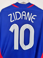 2006 FRANCE NATIONAL FOOTBALL TEAM HOME JERSEY - ZIDANE #10 (XXL)