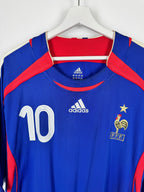 2006 FRANCE NATIONAL FOOTBALL TEAM HOME JERSEY - ZIDANE #10 (XXL)