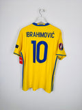 MAILLOT DE FOOTBALL SUÈDE 2016 DOMICILE - ZLATAN IBRAHIMOVIC #10 (M)