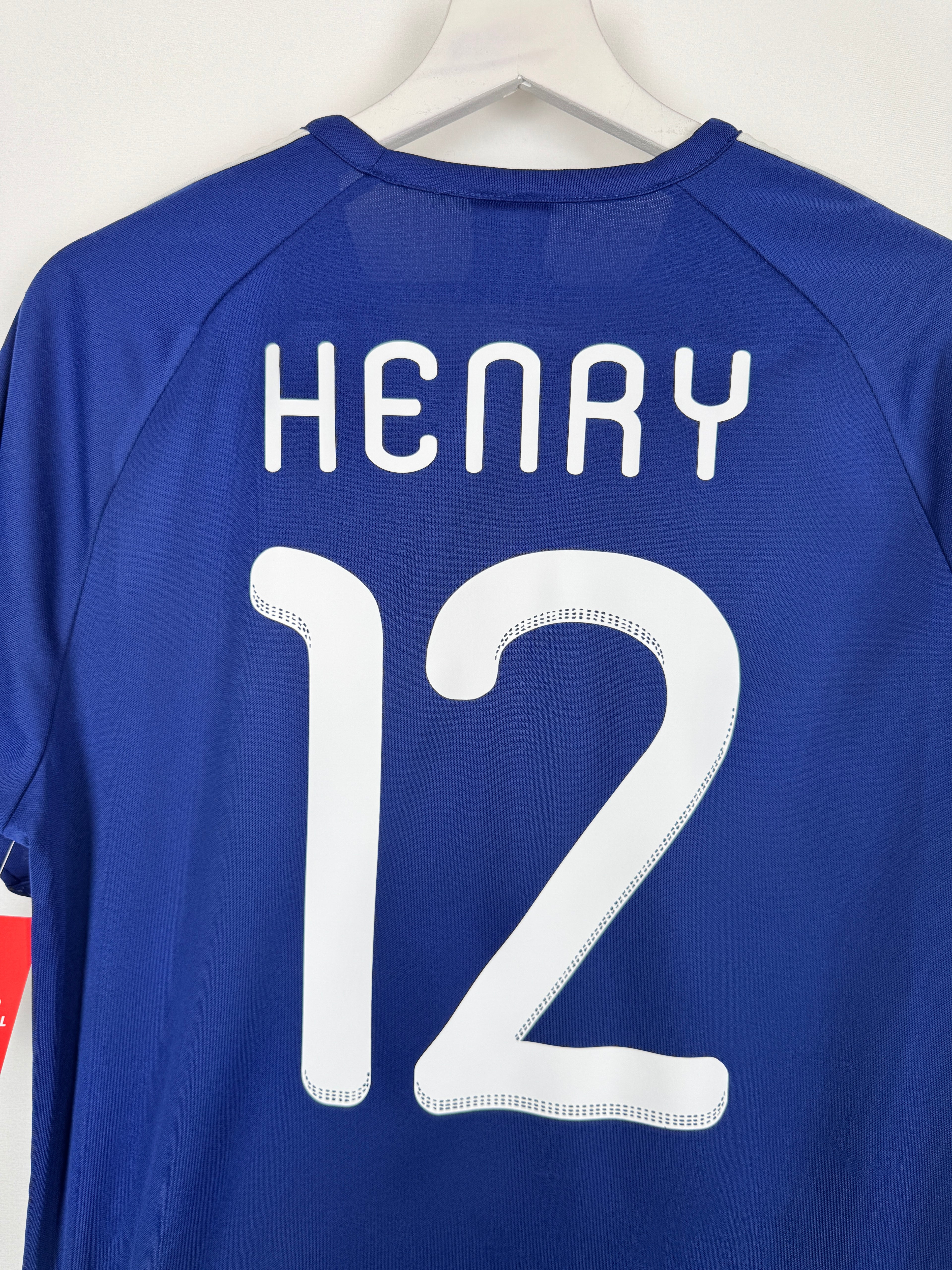 FRANCE NATIONAL FOOTBALL TEAM 2010 HOME JERSEY - HENRY #12 (M)