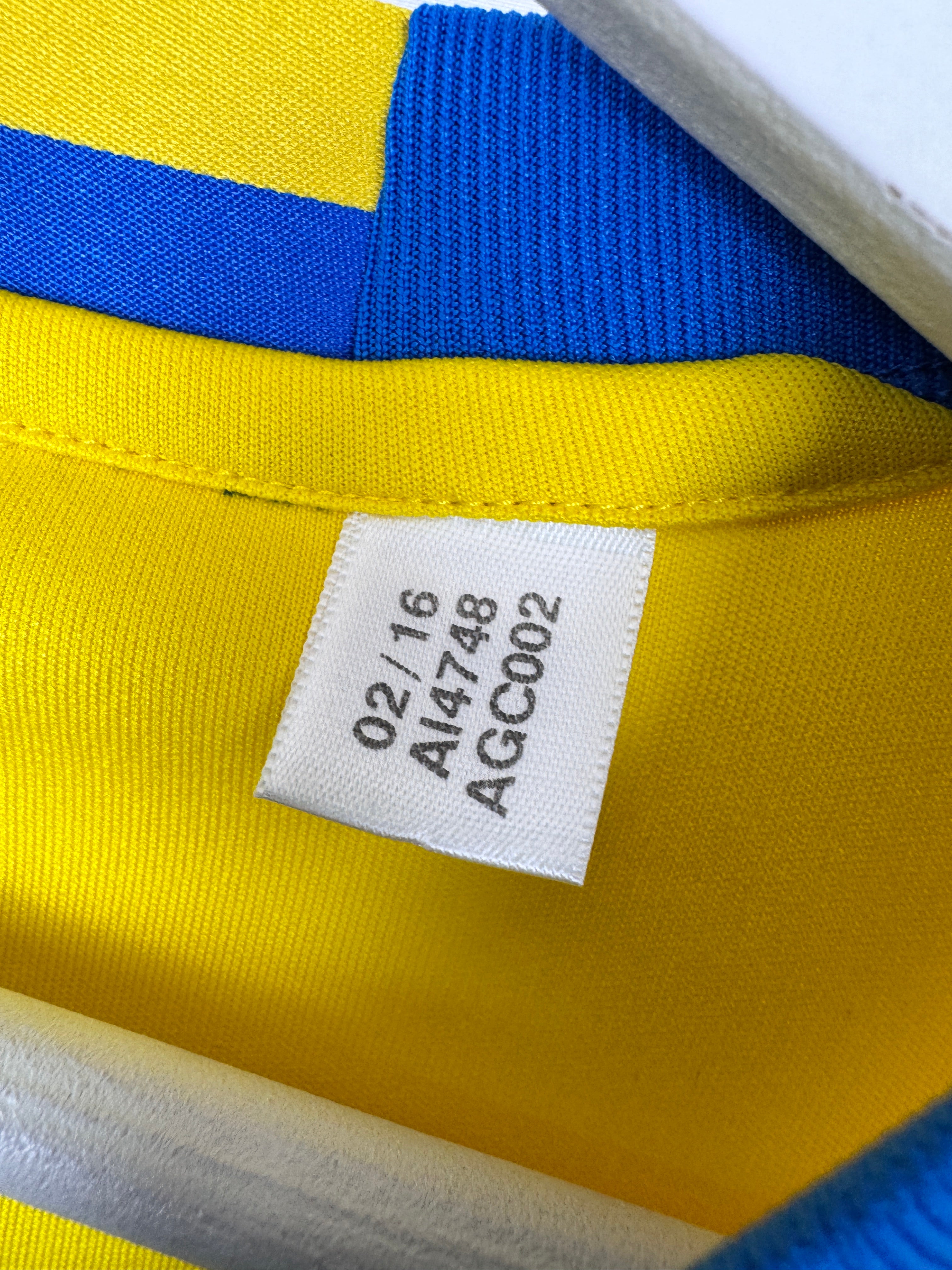 MAILLOT DE FOOTBALL SUÈDE 2016 DOMICILE - ZLATAN IBRAHIMOVIC #10 (M)