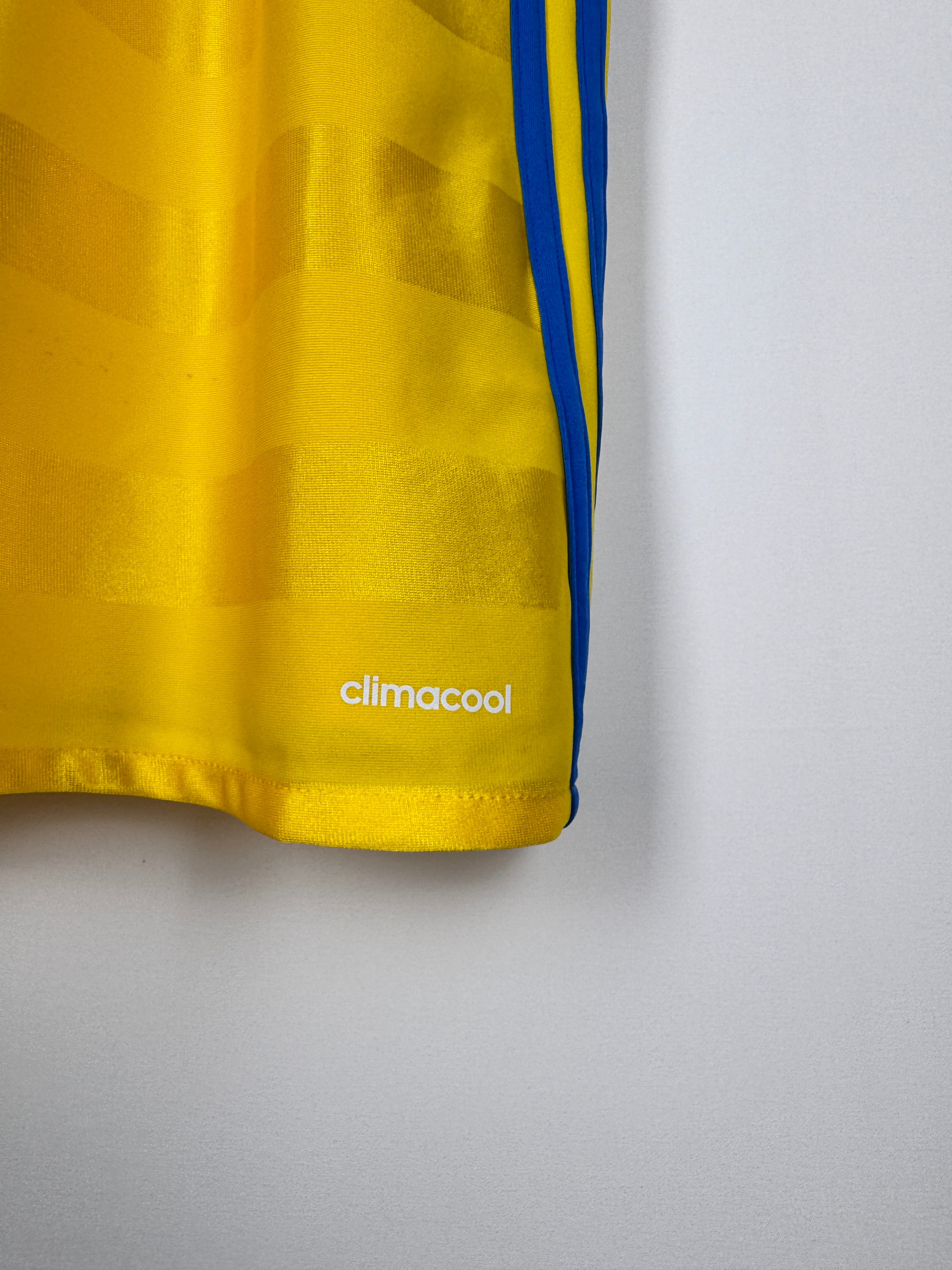 MAILLOT DE FOOTBALL SUÈDE 2016 DOMICILE - ZLATAN IBRAHIMOVIC #10 (M)