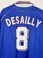 FRANCE NATIONAL FOOTBALL TEAM 1998 HOME JERSEY - DESAILLY #8 (XL)
