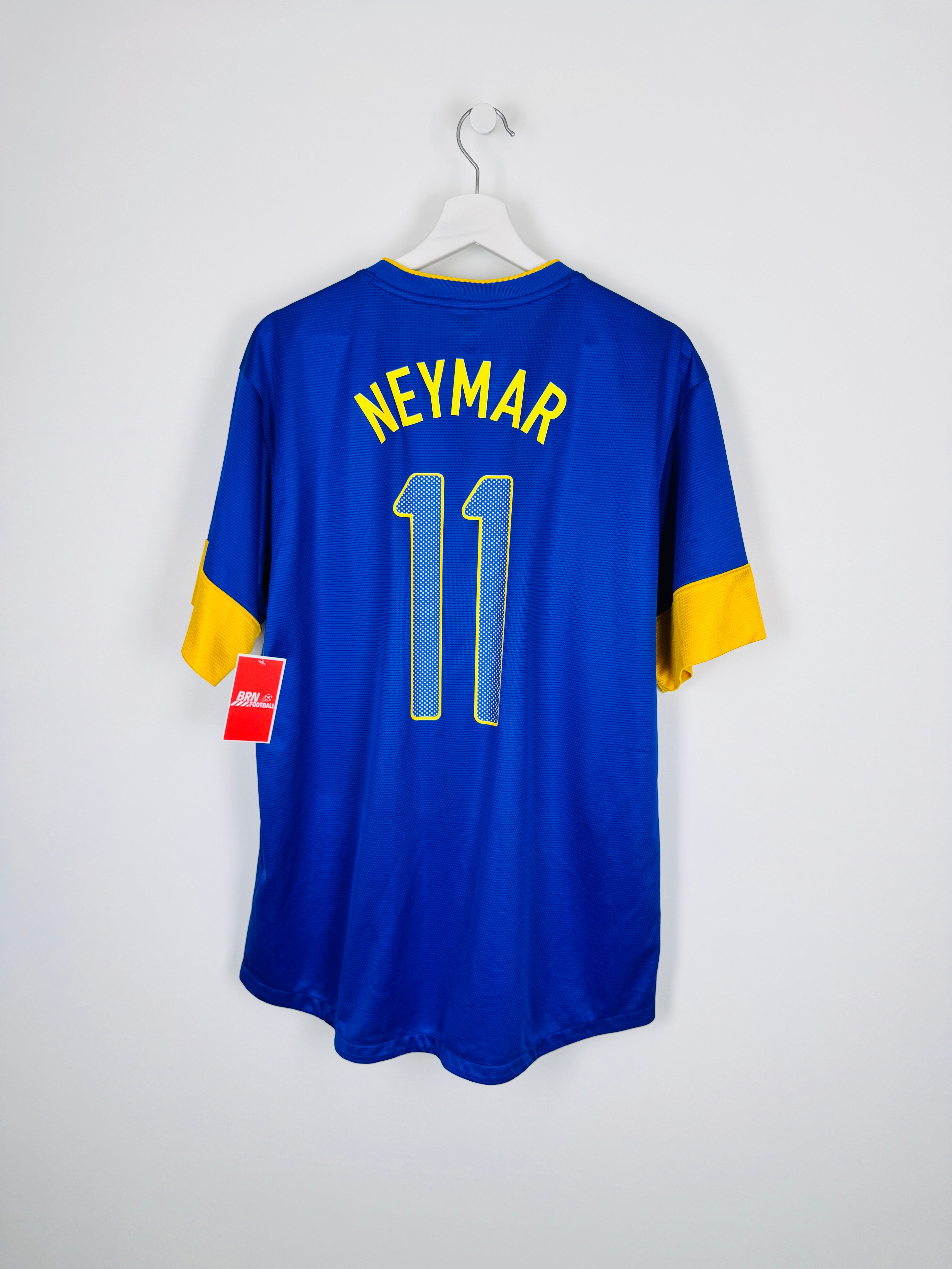 MAILLOT DE FOOTBALL BRÉSIL 2012 EXTÉRIEUR - NEYMAR #11 (XL)