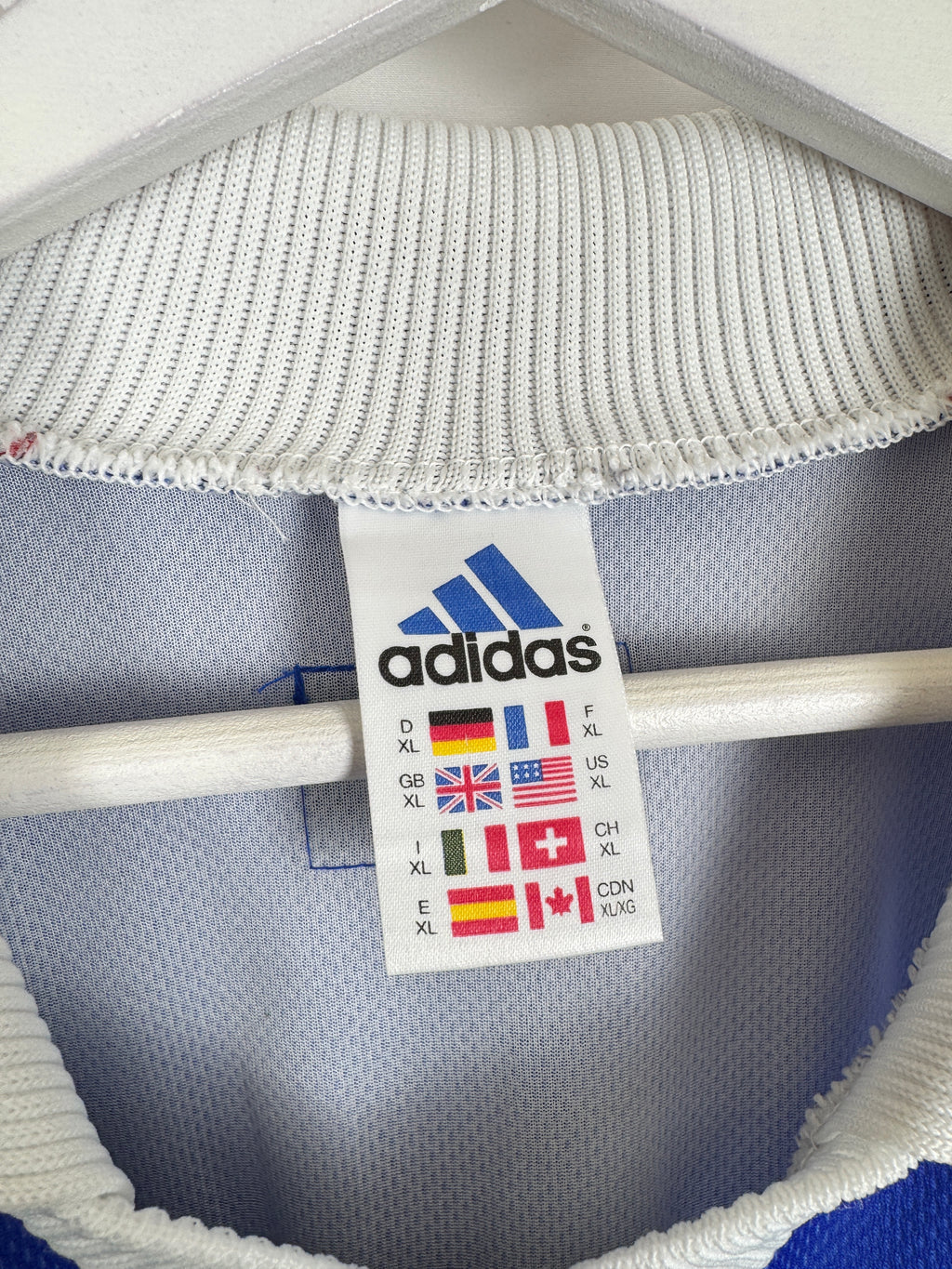 FRANCE NATIONAL FOOTBALL TEAM 1998 HOME JERSEY - DESAILLY #8 (XL)