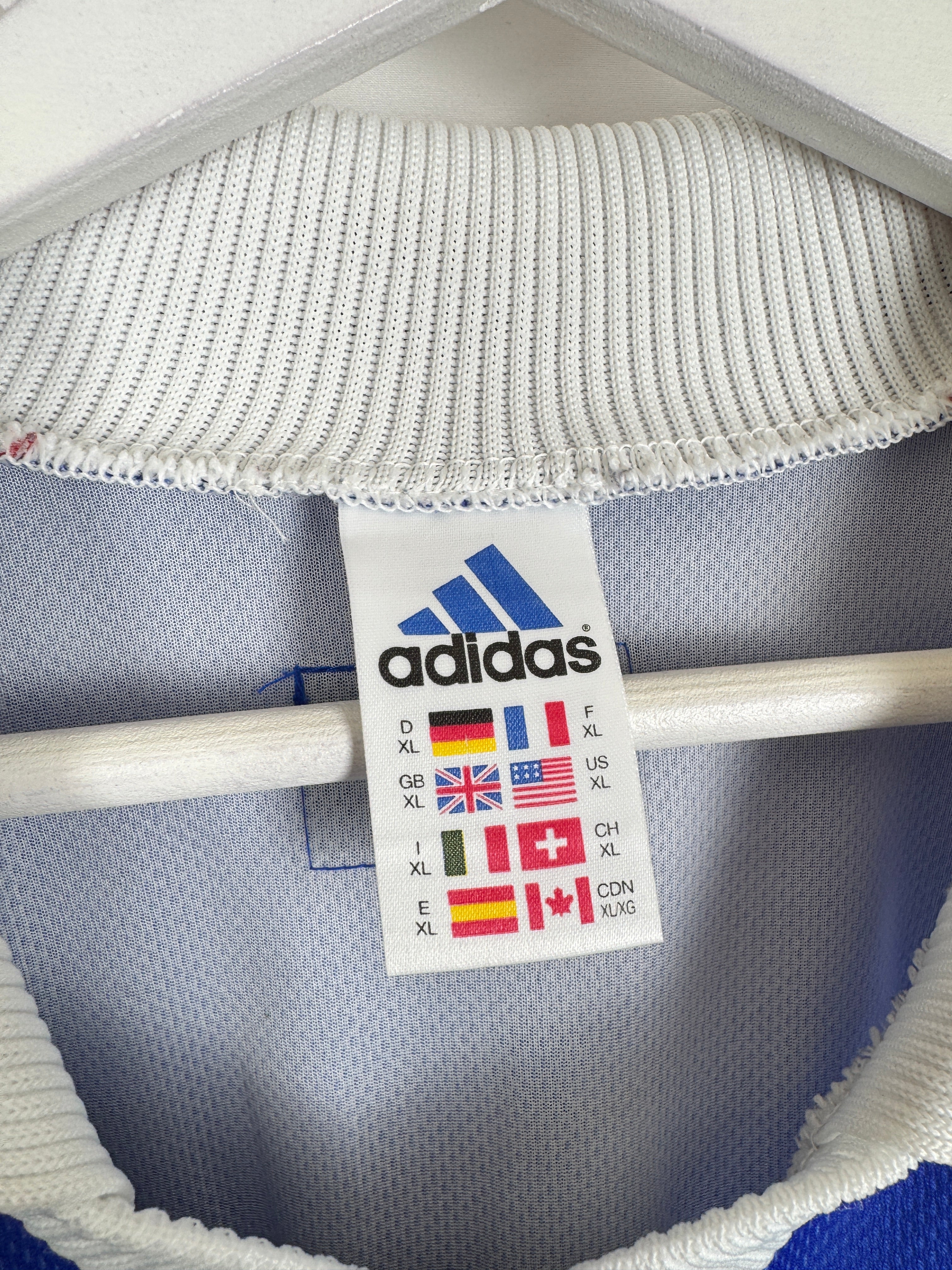FRANCE NATIONAL FOOTBALL TEAM 1998 HOME JERSEY - DESAILLY #8 (XL)