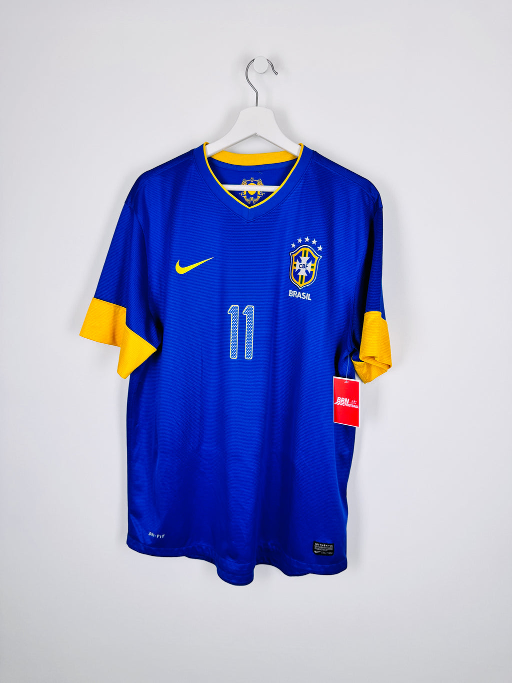 MAILLOT DE FOOTBALL BRÉSIL 2012 EXTÉRIEUR - NEYMAR #11 (XL)