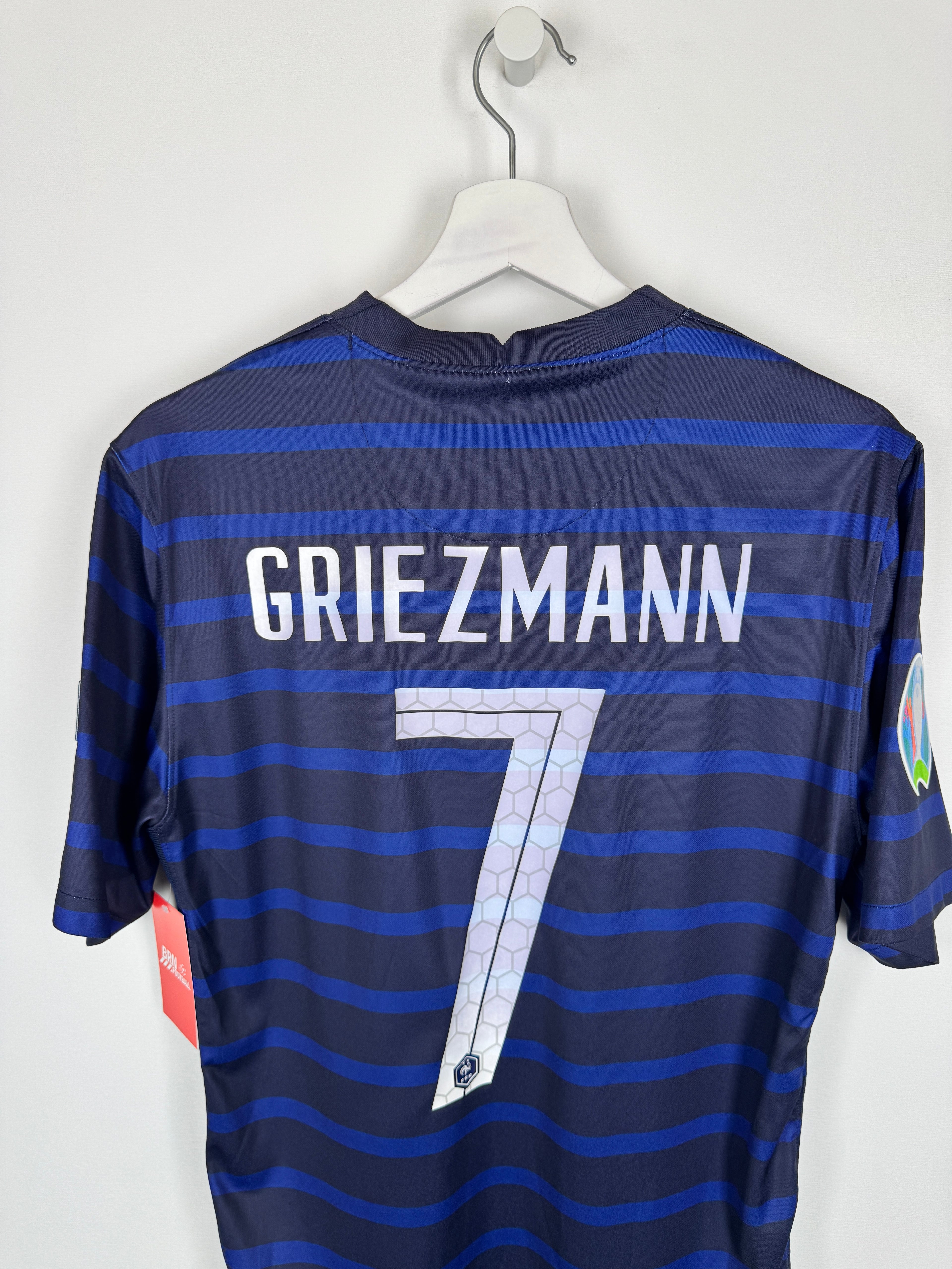FRANCE NATIONAL FOOTBALL TEAM 2020 HOME JERSEY - GRIEZMANN #7 EURO 2021 (S)