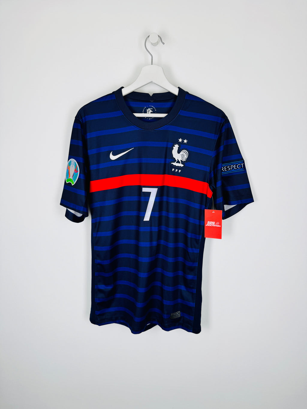 FRANCE NATIONAL FOOTBALL TEAM 2020 HOME JERSEY - GRIEZMANN #7 EURO 2021 (S)