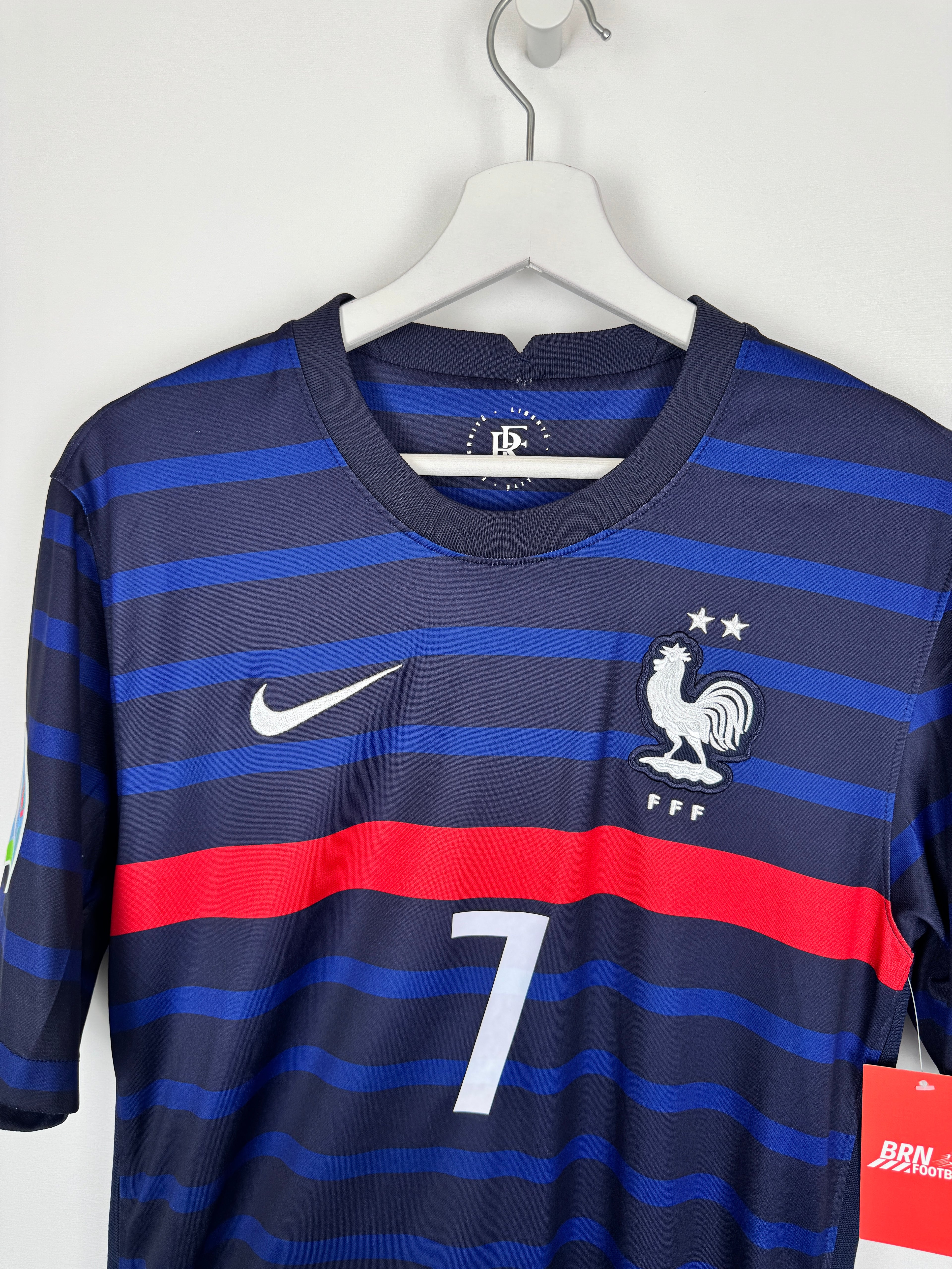FRANCE NATIONAL FOOTBALL TEAM 2020 HOME JERSEY - GRIEZMANN #7 EURO 2021 (S)