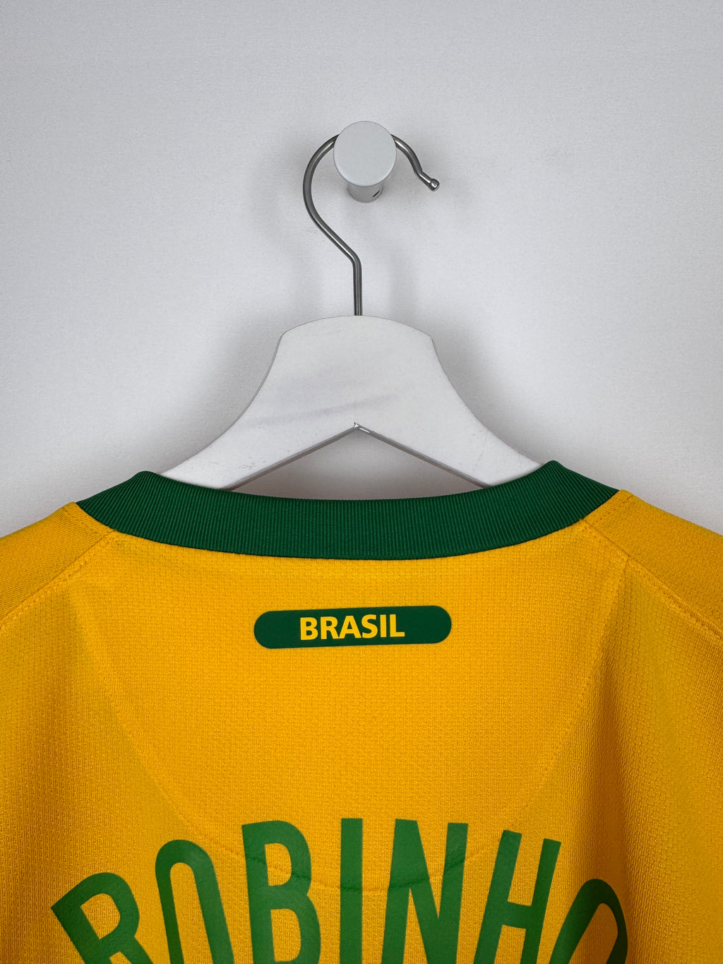 MAILLOT DE FOOTBALL BRÉSIL 2010 DOMICILE - ROBINHO #11 (XL)