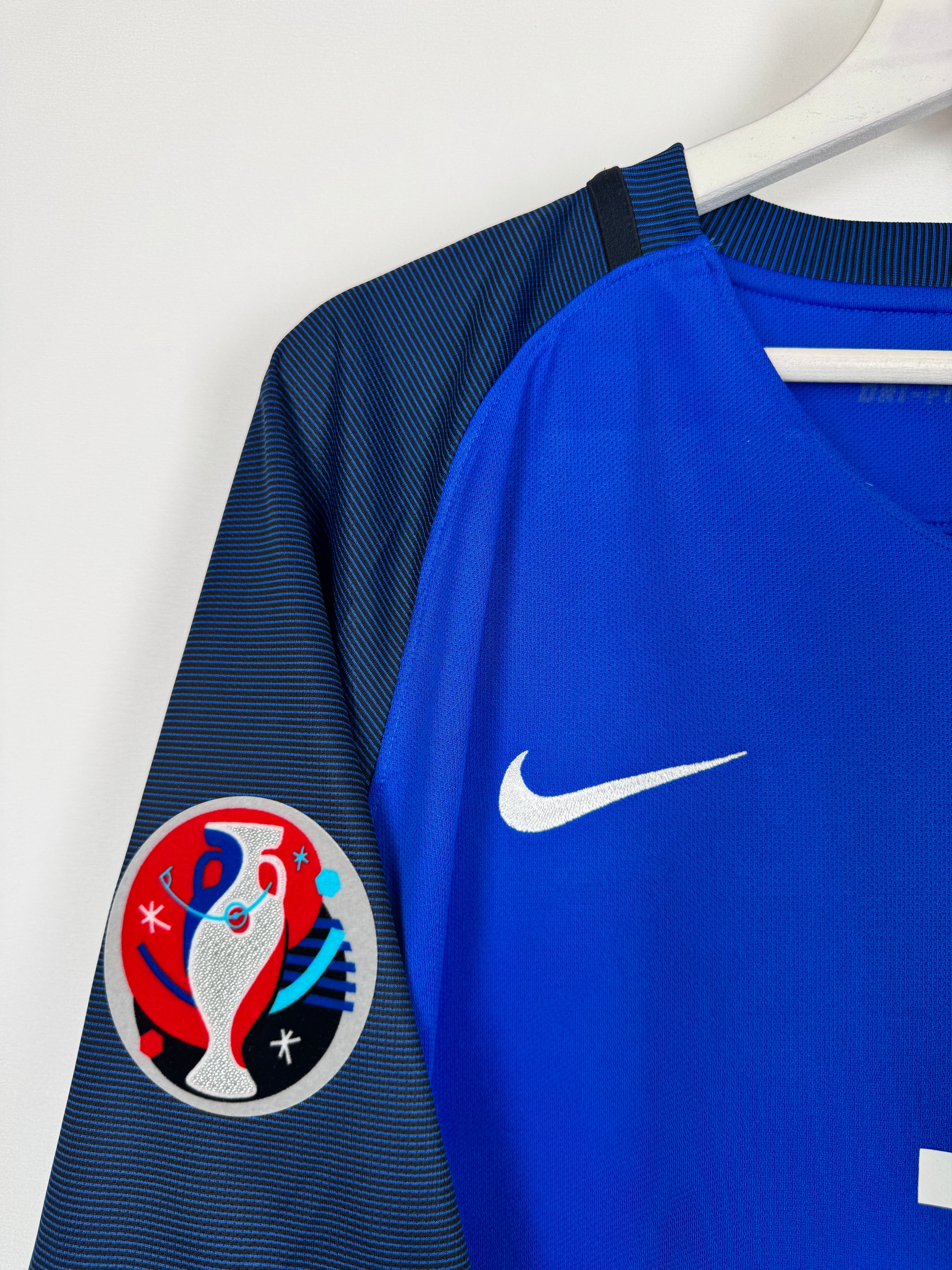 FRANCE NATIONAL FOOTBALL TEAM HOME JERSEY 2016 - GRIEZMANN #7 EURO FINAL (XL)