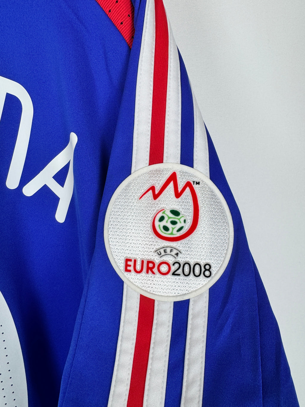 FRANCE NATIONAL FOOTBALL TEAM 2008 HOME JERSEY - BENZEMA #9 (L)