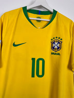 MAILLOT DE FOOTBALL BRÉSIL 2018 DOMICILE - NEYMAR JR #10 (XL)