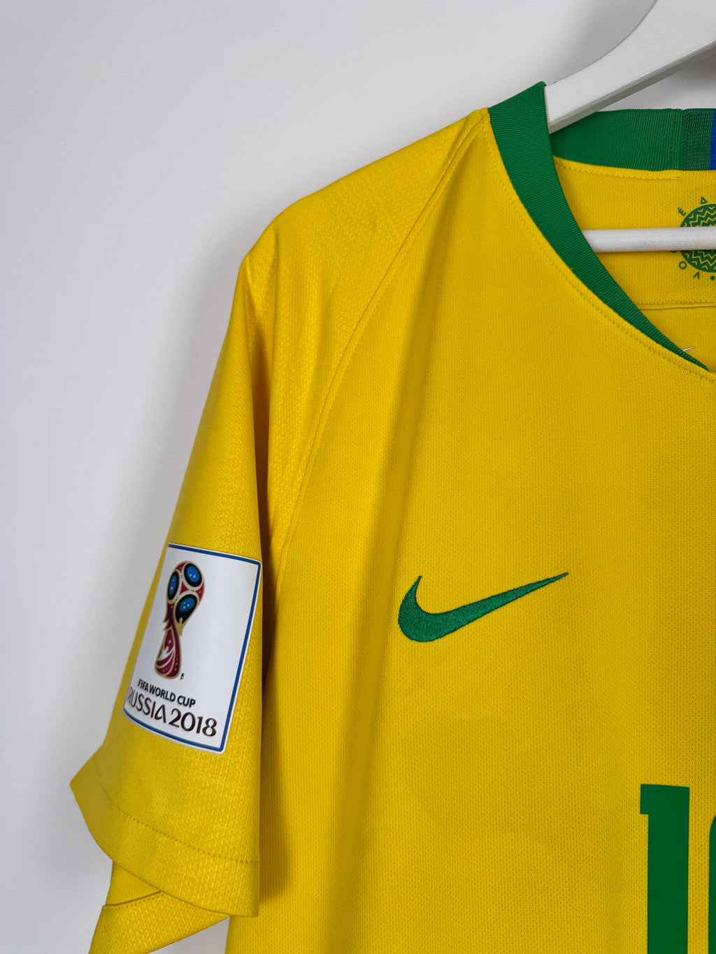 MAILLOT DE FOOTBALL BRÉSIL 2018 DOMICILE - NEYMAR JR #10 (XL)
