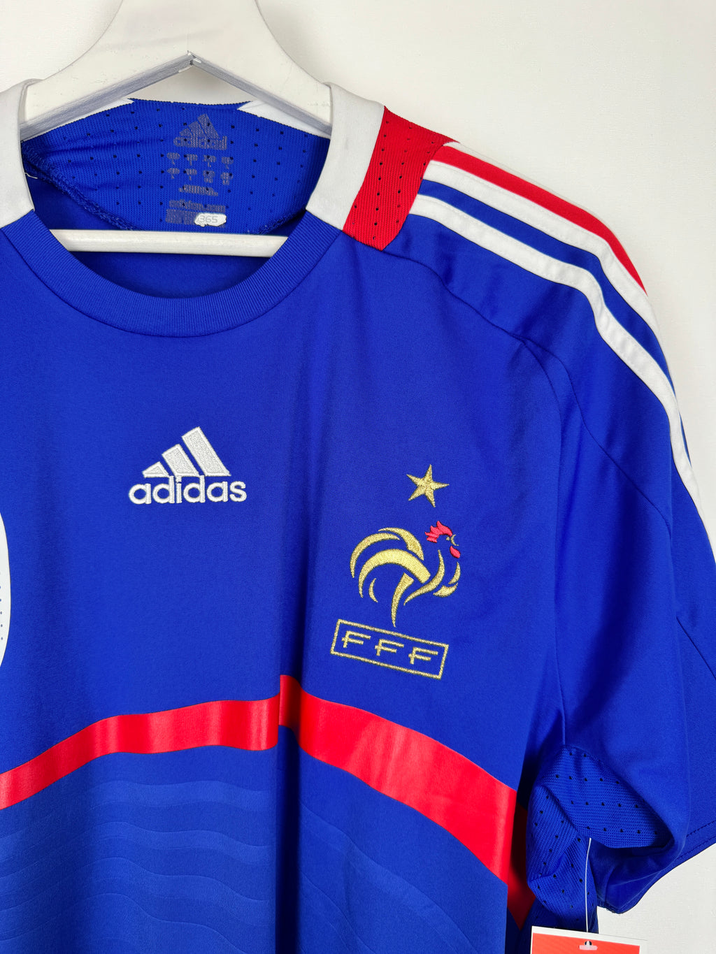 FRANCE NATIONAL FOOTBALL TEAM 2008 HOME JERSEY - BENZEMA #9 (L)