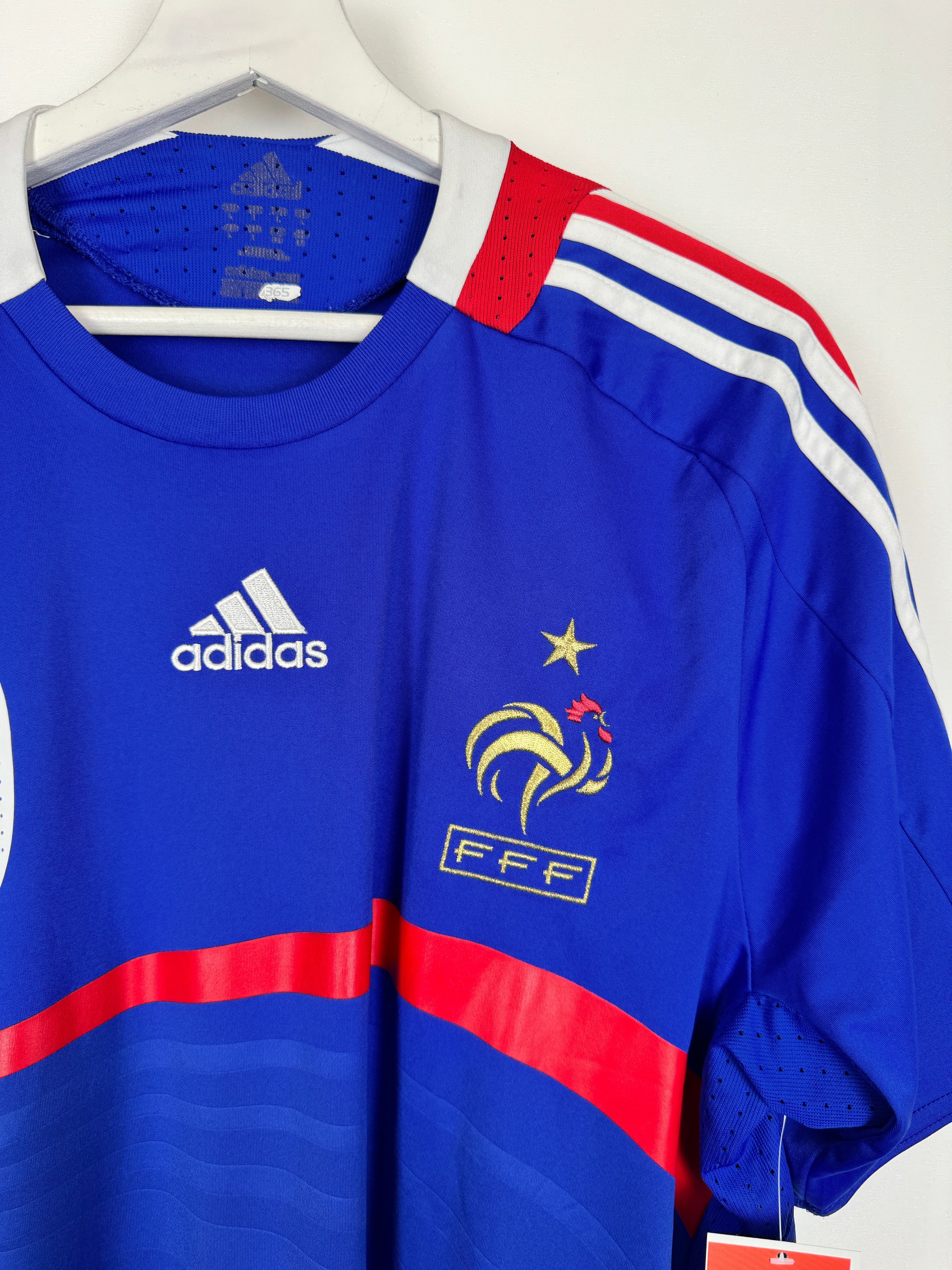 FRANCE NATIONAL FOOTBALL TEAM 2008 HOME JERSEY - BENZEMA #9 (L)