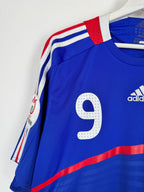 FRANCE NATIONAL FOOTBALL TEAM 2008 HOME JERSEY - BENZEMA #9 (L)