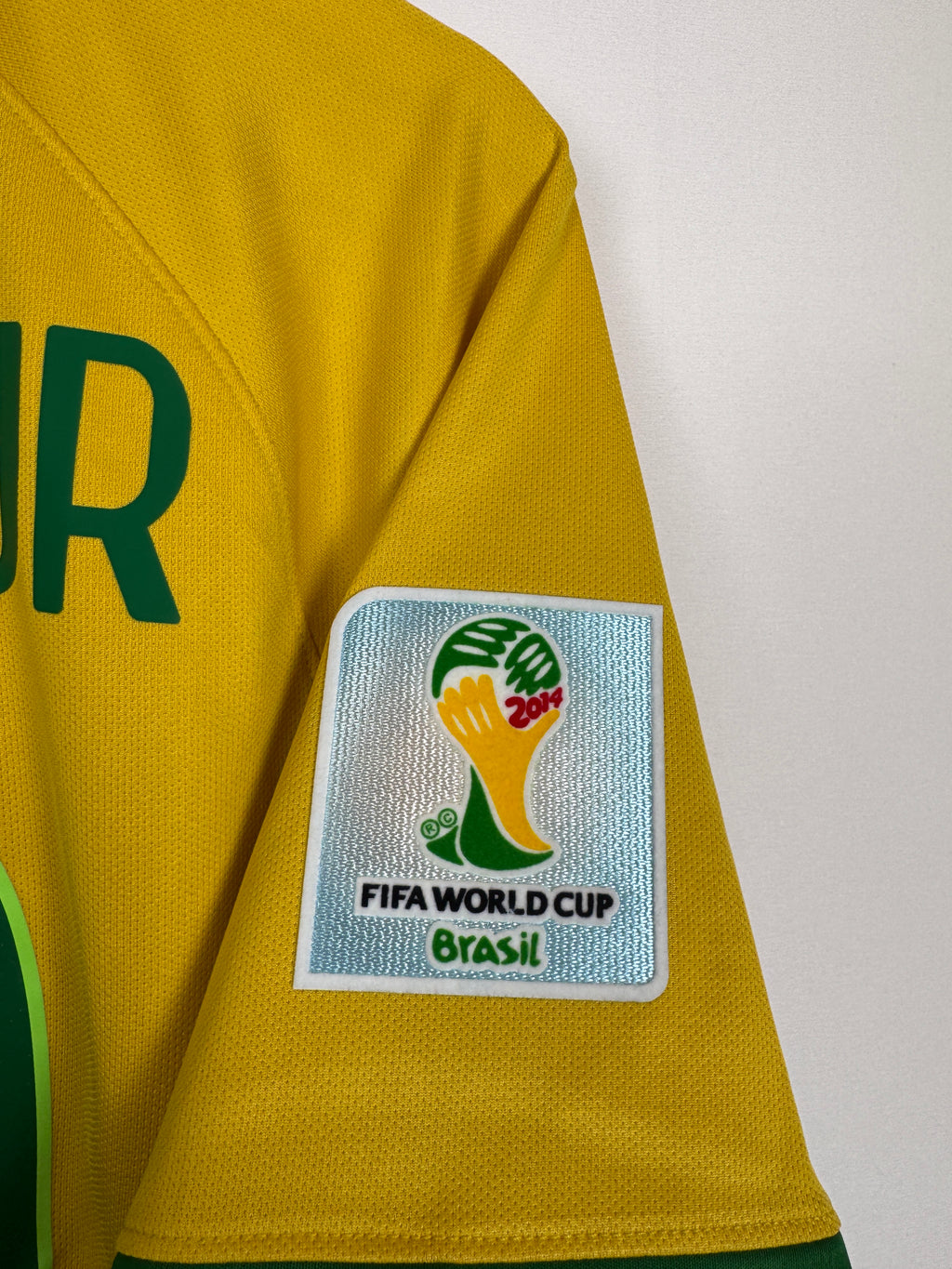 MAILLOT DE FOOTBALL BRÉSIL 2014 DOMICILE - NEYMAR JR #10 (S)