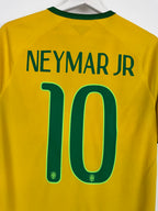 MAILLOT DE FOOTBALL BRÉSIL 2014 DOMICILE - NEYMAR JR #10 (S)