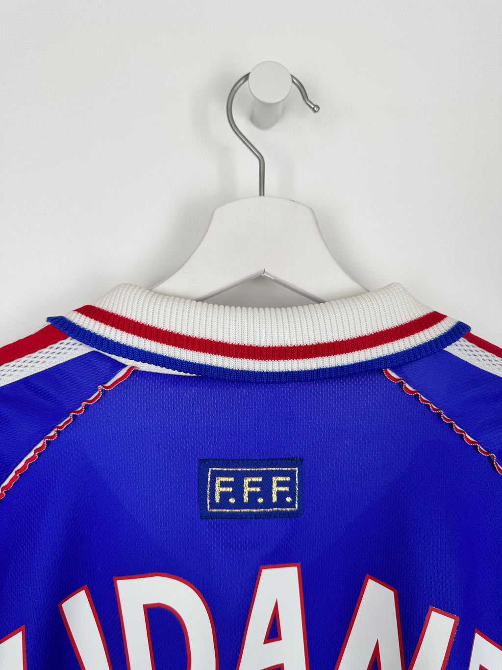1998 FRANCE NATIONAL FOOTBALL TEAM HOME JERSEY - ZIDANE #10 (XL)