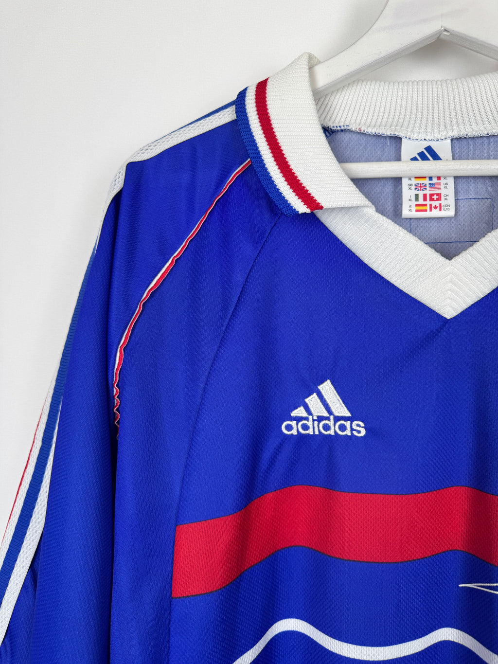 1998 FRANCE NATIONAL FOOTBALL TEAM HOME JERSEY - ZIDANE #10 (XL)